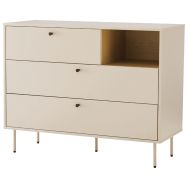 Commode 3 tiroirs Trento Collection beige-Somcasa