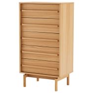 Commode 5 tiroirs Berna Collection naturel-Somcasa