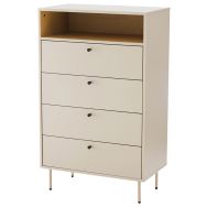 Commode 5 tiroirs Trento Collection beige-Somcasa