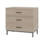 Commode CHATEL acacia/gris