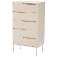 Commode haute Bergen Collection beige-Somcasa