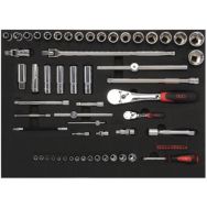 Composition 135 outils avec modules mousse