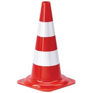 Cône de signalisation Mottez hauteur 50 cm