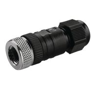 Connecteur droit M12 codé A pour modèles MACH LED PLUS