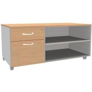 Console mobile 2 ou 3 tiroirs Mercure - Simmob