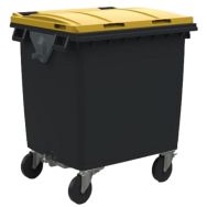 Conteneur mobile SULO - Timon d'attelage - Tri des déchets  - 1000 L