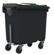Conteneur mobile SULO - Timon d'attelage - Tri des déchets  -  770 L
