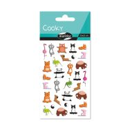 Cooky, Sach 1 pl 7,5x12cm, Animaux Yoga