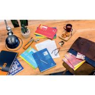 Copies doubles A4 perforees sous etui
