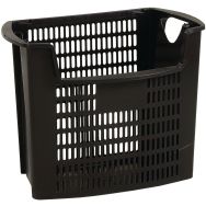 Corbeille de ramassage Design - Ajourée - 32,5 L Noir