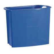 Corbeille de ramassage Design - Fermée - 32,5 L Bleu