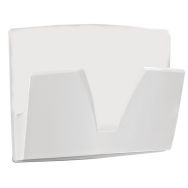 Corbeille murale magnétique - Pour format :24 x 32 cm - Gris clair