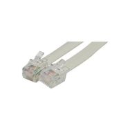Cordon RJ12 -  Coloris: Ivoire