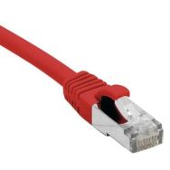 Cordon RJ45 catégorie 5e F/UTP snagless rouge - 1 m