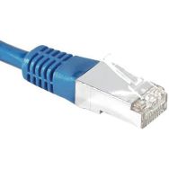 Cordon RJ45 catégorie 6A S/FTP bleu - 1,5 m