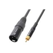 Cordon XLR mâle - RCA mâle - Power Dynamics