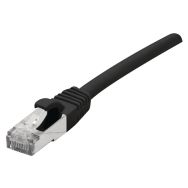 Cordon blindé RJ45 noir 5m sur câble CAT 7 S/FTP LSOH SNG