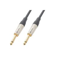 Cordon guitare jack 6,35 mâle/ jack 6,35 mâle chrome-Power Dynamics
