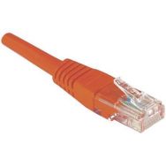 Cordon patch RJ45 U/UTP cat 5e 2 mètres rouge