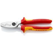 Coupe-câbles double tranchants isolé 1000V VDE Knipex