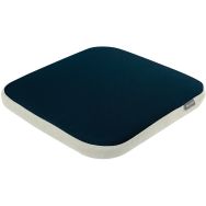 Coussin d'assise avec housse en tissu Ergo - Gris foncé