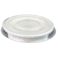 Couvercle transparent pour pot en fibre - Ø 60 mm