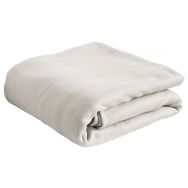 Couverture polaire 350 g/m² 180 X 220 cm 100% polyester non feu Gris
