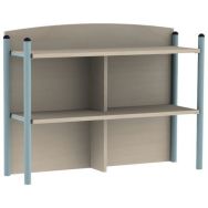 Crédence buffet Arcus 2 portes mélaminé - Mobidecor