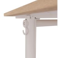 Crochet accroche sac orientable pour table abattante Elis-Simmob