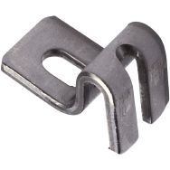 Crochet d'angle inox pour clayette inox Norme 5