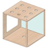 Cube d'activités et trotteur enfant 6 en 1 Checubo