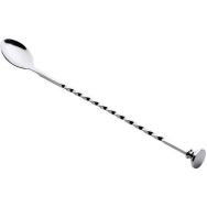 Cuillière à cocktail torsadée - Acier inoxydable - 27,5 cm