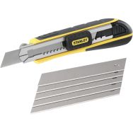 Cutter à cartouche corps ABS bi-matière 18 mm