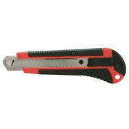 Cutter plastique bi-matière bouton poussoir autobloquant - Sign