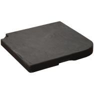 Dalle béton 22 kg pour pied de parasol en croix - anthracite