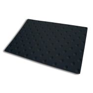 Dalle podotactile intérieure Kelba en résine 400 x 600 mm noir