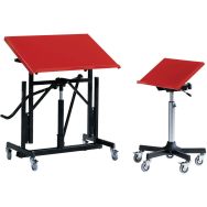 Desserte mobile avec plateau inclinable - Global