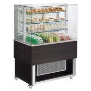 Desserte réfrigérée TRADITION PLATINIUM avec vitrineTR-PLAT+3W