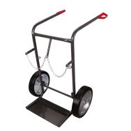 Diable en acier porte bouteille - 2 bouteilles 40L/50L - Capacité 200 kg