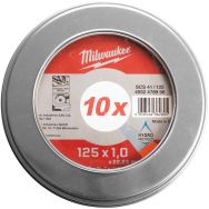 Disque à tronçonner Pro+ Ø125mm 1mm - 10 pièces