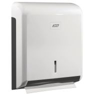 Distributeur d'essuie-mains papier Cleanline Zig-Zag blanc - JVD