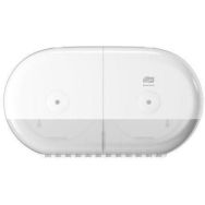 Distributeur double Tork T9 - Papier toilette Smartone, Coloris : Blanc