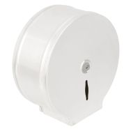Distributeur papier wc Jumbo 200 métal blanc