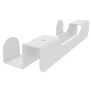 Double patère blanc pour Meeting box acoustique