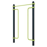 Double pôle barre traction PMR pour parcours sportif Freetness