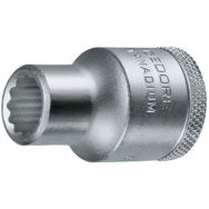 Douille 1/2" métrique 12 pans profil UD D19(MM) - Gedore