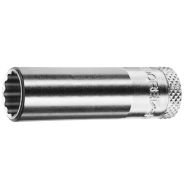 Douille 1/4" pouces 6 pans longue profil UD D20L(AF) - Gedore