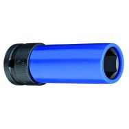 Douille impact métrique longue gainée 1/2" 6 pans K19LS - Gedore