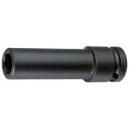 Douilles impact 3/4'' longues 6 pans métriques