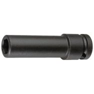Douilles impact 3/4'' longues 6 pans métriques